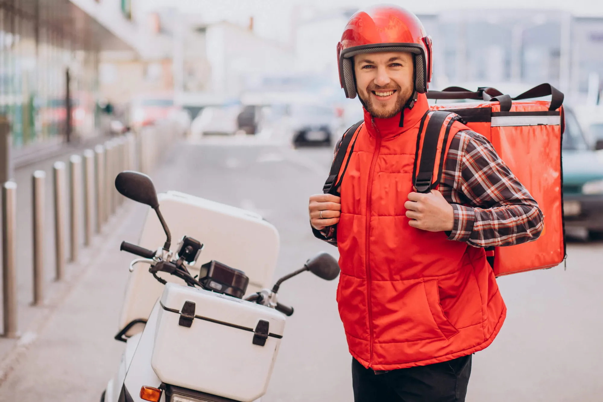 Embalagem pronta para transporte